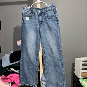 SHEIN Relaxed Fit Denim Jeans for Women